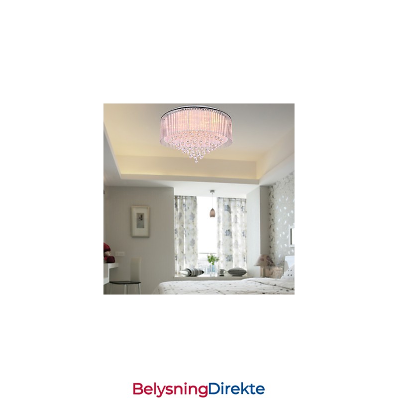 Moderne Samtidskunst Krystall Galvanisert Innfelt Montering