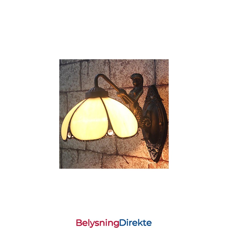 Europeisk Kontraktsfestet Landlig Kreativ Smijernsvegglampe