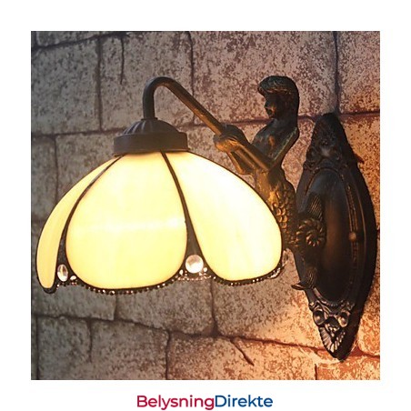 Europeisk Kontraktsfestet Landlig Kreativ Smijernsvegglampe