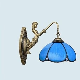 Europeisk Kontraktsfestet Landlig Kreativ Smijernsvegglampe