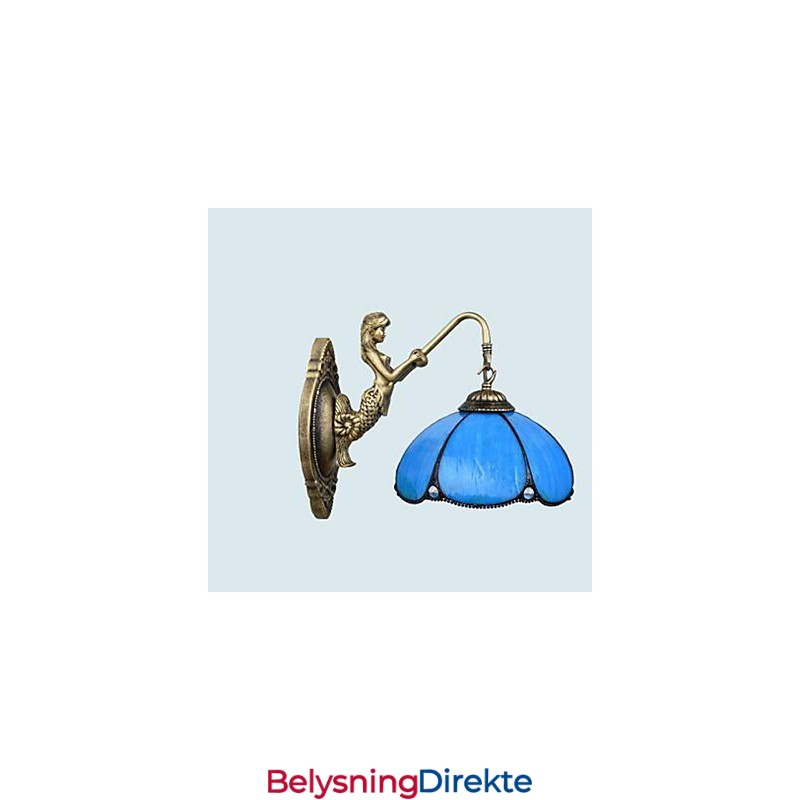 Europeisk Kontraktsfestet Landlig Kreativ Smijernsvegglampe