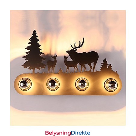 4 Lys I Amerikansk Landsby, Pastoral Loftsstil, Jernvegglampe I Retrostil Til Soveromsgang