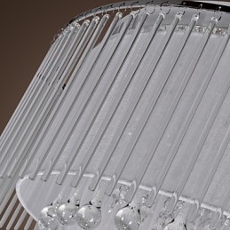 Moderne Samtidskunst Krystall Galvanisert Innfelt Montering