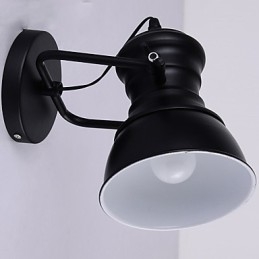 Art Deco Vegglampe Industriell Jernskilt Loft Vegglampe