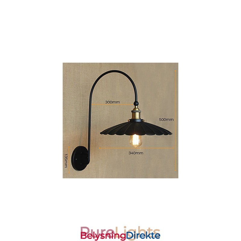 Vegglamper Baderomsbelysning Utendørs Vegglamper Lesevegglamper Tradisjonell Klassisk Metall