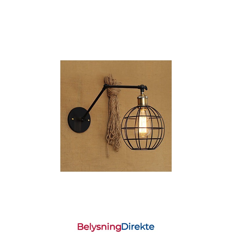 Vegglampetter Svinglamper Lesevegglamper Ministil Rustikk Lodge Metall