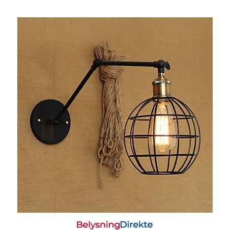 Vegglampetter Svinglamper Lesevegglamper Ministil Rustikk Lodge Metall