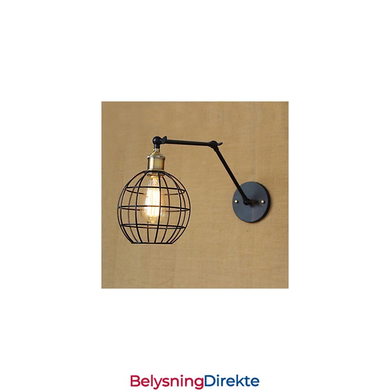 Vegglampetter Svinglamper Lesevegglamper Ministil Rustikk Lodge Metall