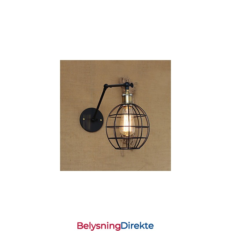 Vegglampetter Svinglamper Lesevegglamper Ministil Rustikk Lodge Metall