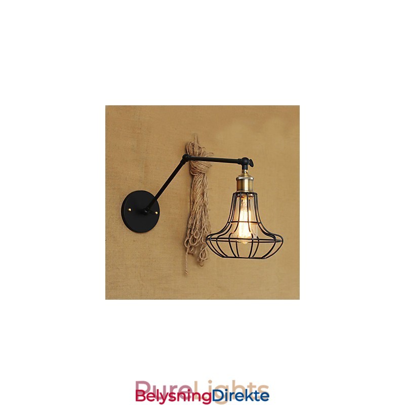 Vegglampetter Svinglamper Lesevegglamper Ministil Rustikk Lodge Metall