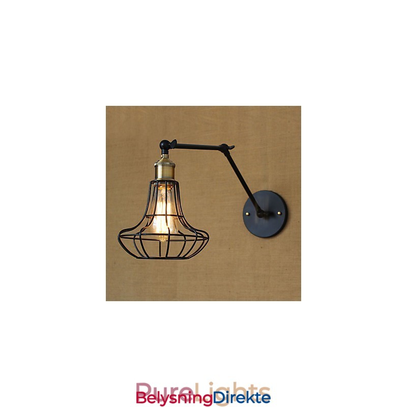 Vegglampetter Svinglamper Lesevegglamper Ministil Rustikk Lodge Metall
