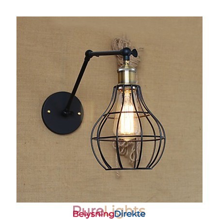 Vegglampetter Svinglamper Lesevegglamper Ministil Rustikk Lodge Metall