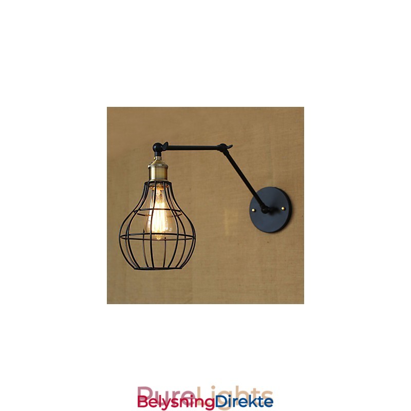 Vegglampetter Svinglamper Lesevegglamper Ministil Rustikk Lodge Metall