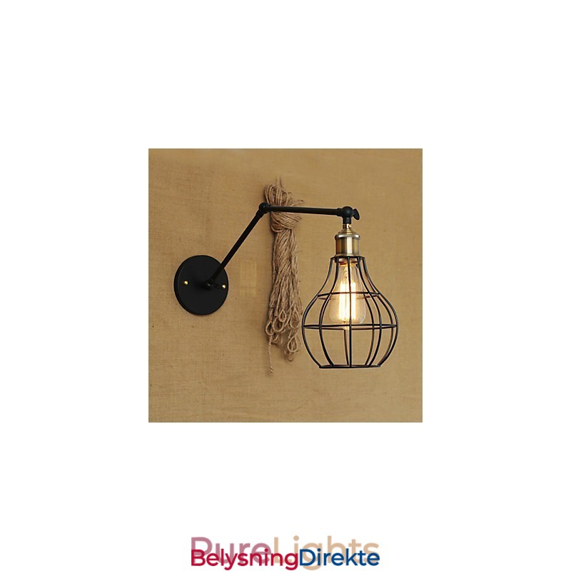 Vegglampetter Svinglamper Lesevegglamper Ministil Rustikk Lodge Metall