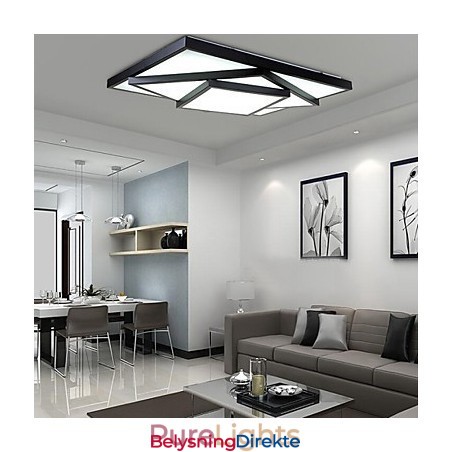 Firkantet, Innfelt Moderne, Samtidskunstnerisk Taklampe