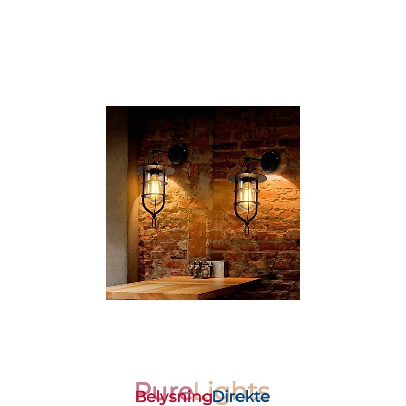 Vegglampetter I Ministil I Metall