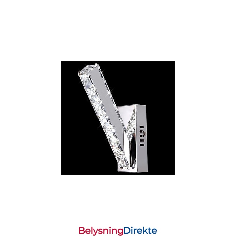 Krystall Vegglampe Moderne Samtids Metall