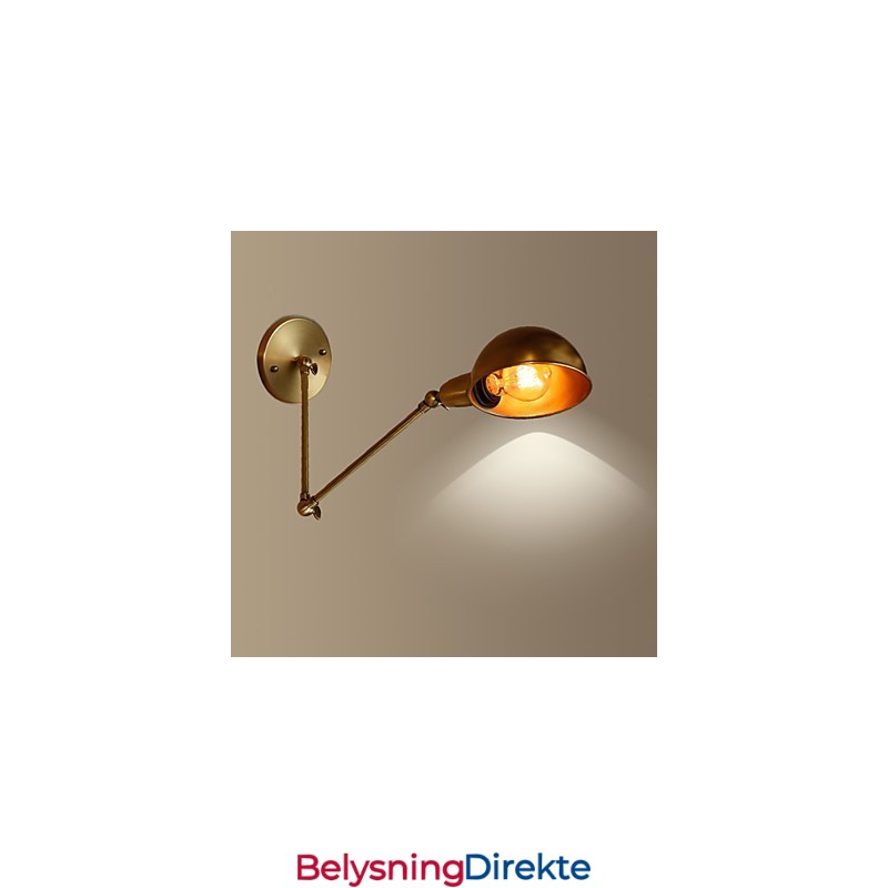 Max Amerikansk Industriell Vegglampe I Veggstil