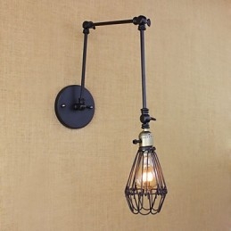 Jernarm Loft Retro Industriell Korridor Midgang Trapp Gangbord Enkel Kreativ Restaurant Bar Lampe