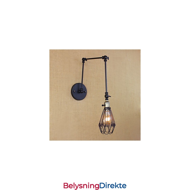 Jernarm Loft Retro Industriell Korridor Midgang Trapp Gangbord Enkel Kreativ Restaurant Bar Lampe