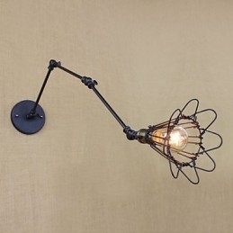 Jernarm Loft Retro Industriell Korridor Midgang Trapp Gangbord Enkel Kreativ Restaurant Bar Lampe