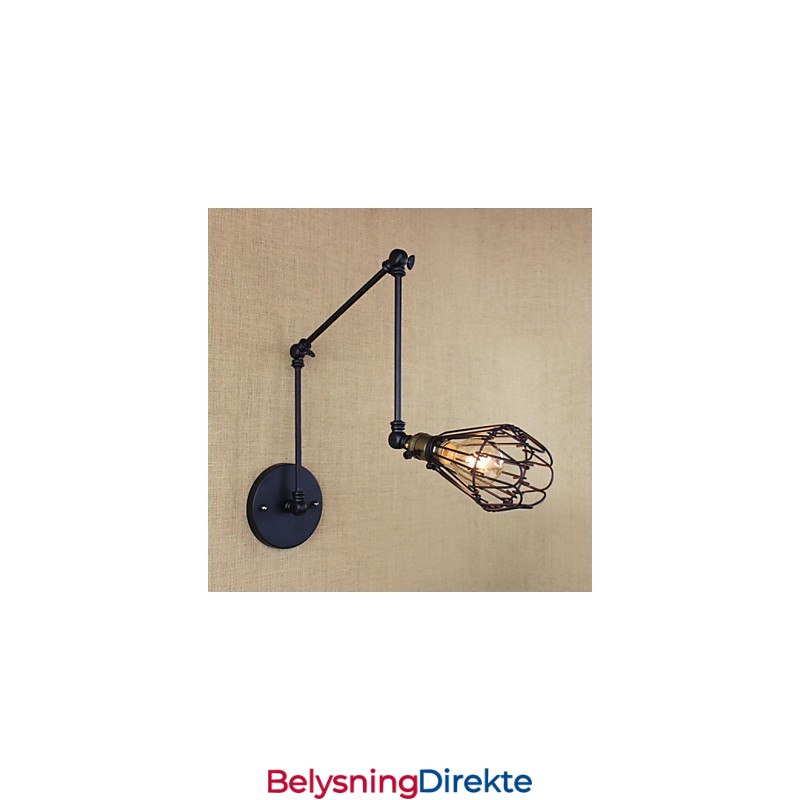 Jernarm Loft Retro Industriell Korridor Midgang Trapp Gangbord Enkel Kreativ Restaurant Bar Lampe