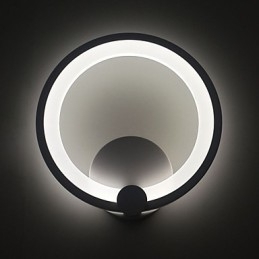 Vegglampe Moderne Dia. 27Cm Ring Samtids Metall Akryl 90 240V