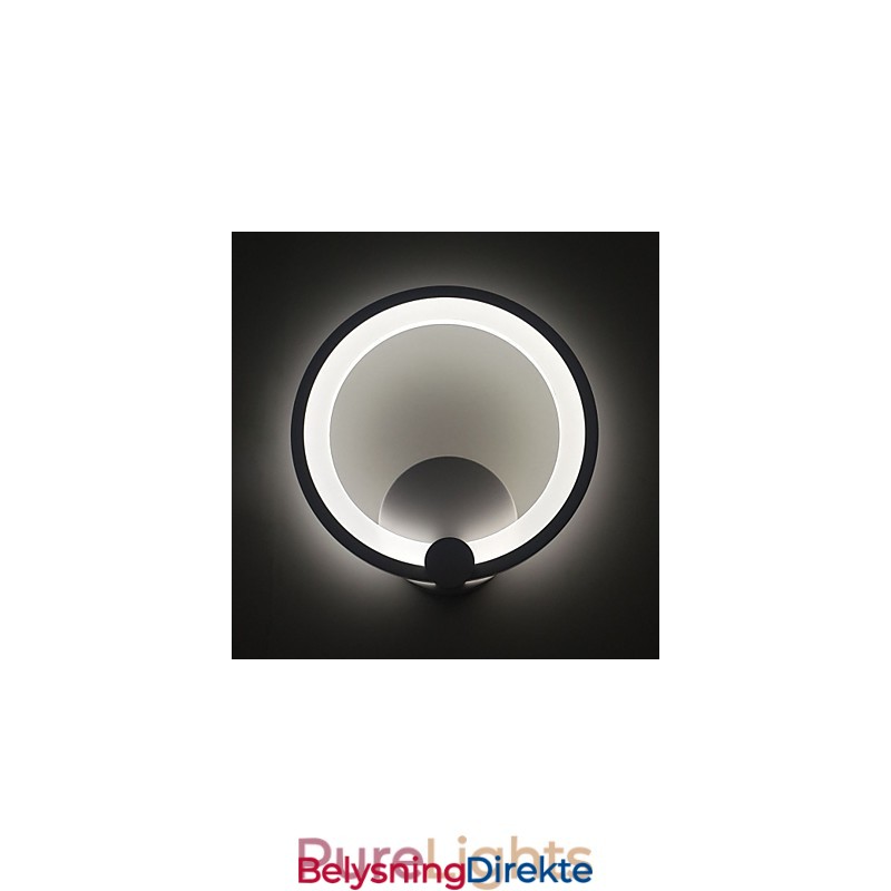 Vegglampe Moderne Dia. 27Cm Ring Samtids Metall Akryl 90 240V