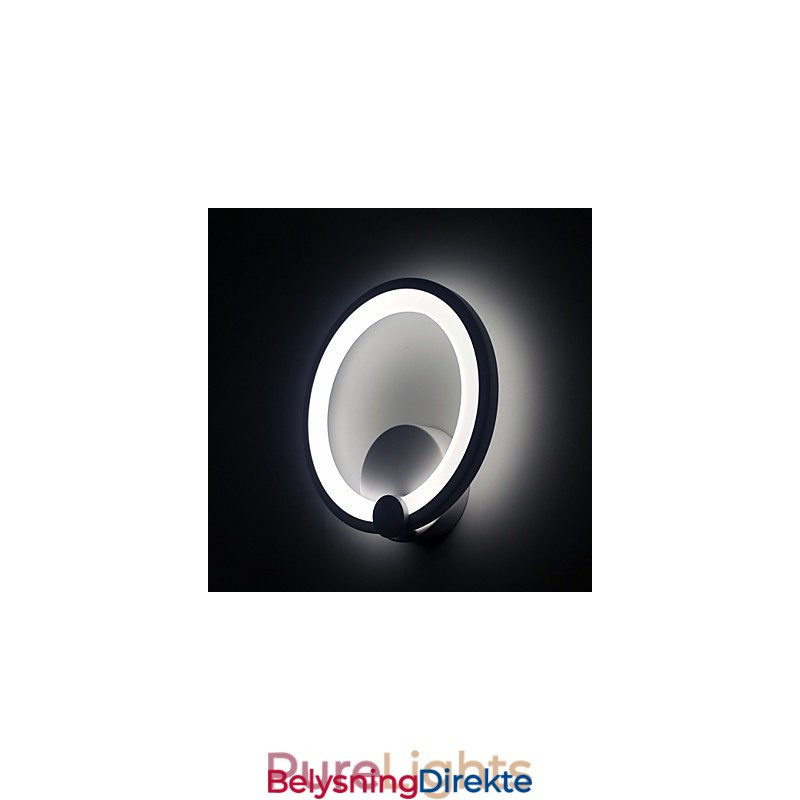 Vegglampe Moderne Dia. 27Cm Ring Samtids Metall Akryl 90 240V