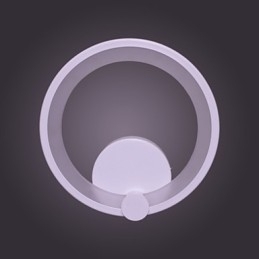 Vegglampe Moderne Dia. 27Cm Ring Samtids Metall Akryl 90 240V