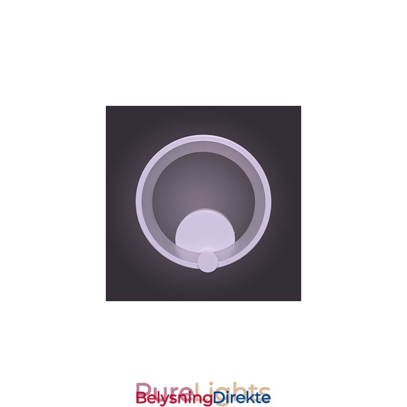Vegglampe Moderne Dia. 27Cm Ring Samtids Metall Akryl 90 240V