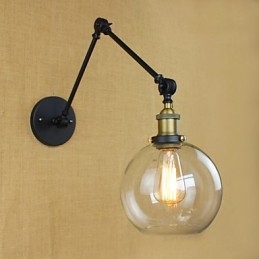 Den Lange Armen Av Glassveggen Jern Industriell Kreativ Teleskopisk Soverom Retro Nostalgisk Restaurant Sammenleggbar Midtgang