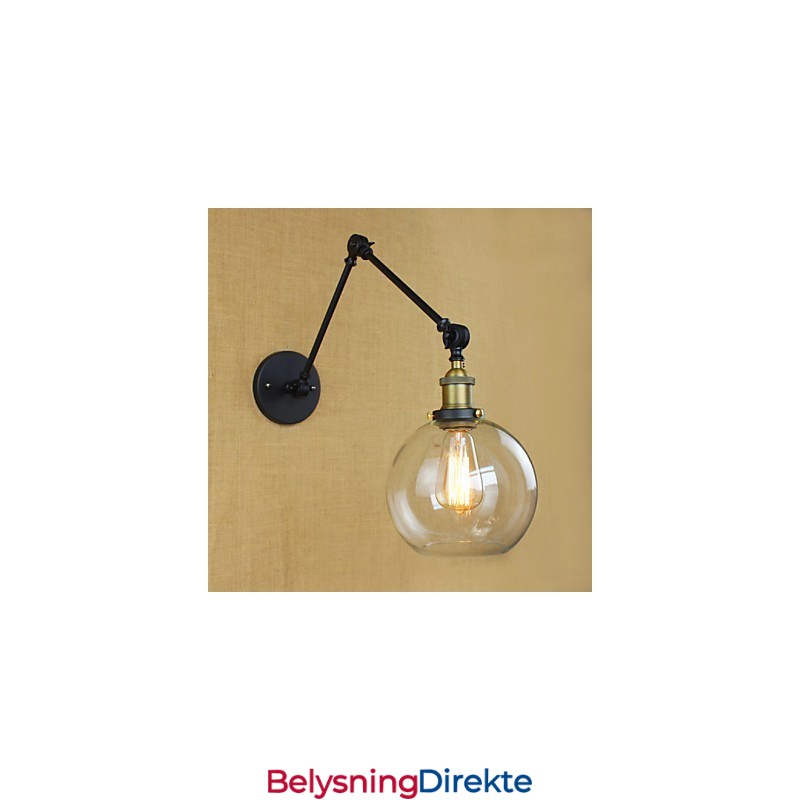 Den Lange Armen Av Glassveggen Jern Industriell Kreativ Teleskopisk Soverom Retro Nostalgisk Restaurant Sammenleggbar Midtgang