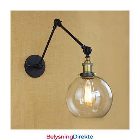 Den Lange Armen Av Glassveggen Jern Industriell Kreativ Teleskopisk Soverom Retro Nostalgisk Restaurant Sammenleggbar Midtgang