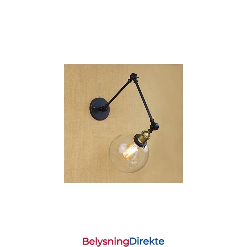 Den Lange Armen Av Glassveggen Jern Industriell Kreativ Teleskopisk Soverom Retro Nostalgisk Restaurant Sammenleggbar Midtgang