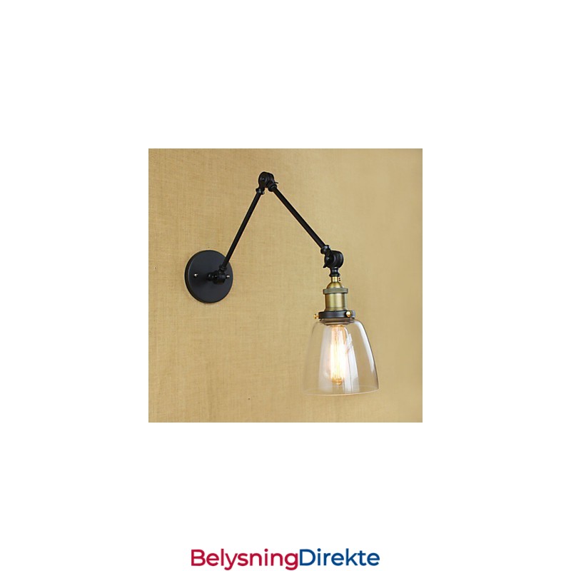 Den Lange Armen Av Glassveggen Jern Industriell Kreativ Teleskopisk Soverom Retro Nostalgisk Restaurant Sammenleggbar Midtgang