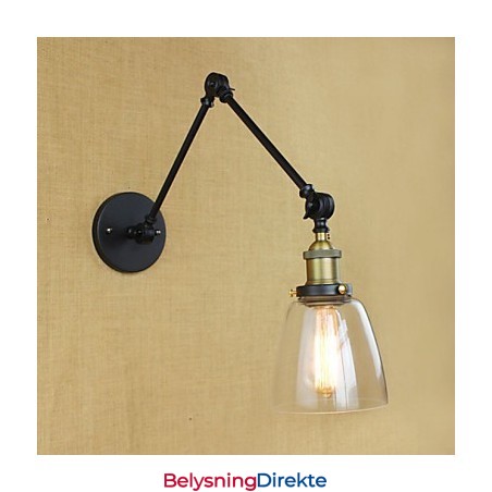 Den Lange Armen Av Glassveggen Jern Industriell Kreativ Teleskopisk Soverom Retro Nostalgisk Restaurant Sammenleggbar Midtgang