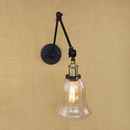 Den Lange Armen Av Glassveggen Jern Industriell Kreativ Teleskopisk Soverom Retro Nostalgisk Restaurant Sammenleggbar Midtgang