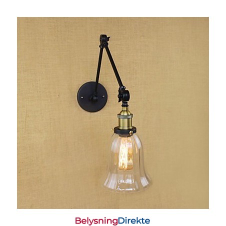 Den Lange Armen Av Glassveggen Jern Industriell Kreativ Teleskopisk Soverom Retro Nostalgisk Restaurant Sammenleggbar Midtgang