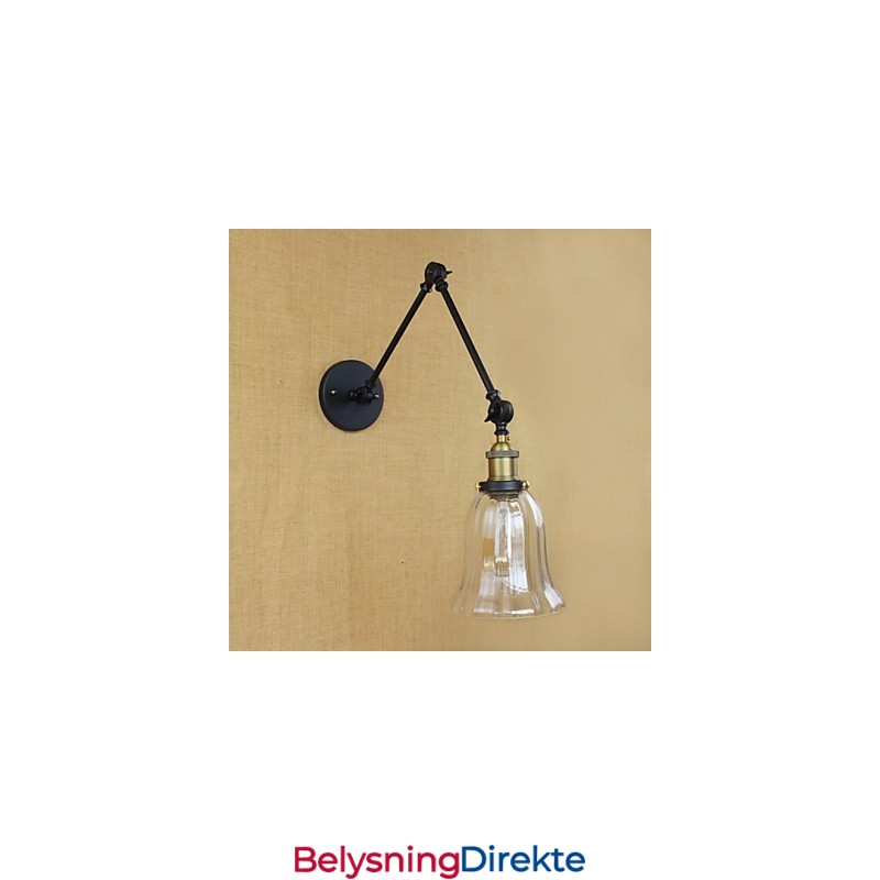 Den Lange Armen Av Glassveggen Jern Industriell Kreativ Teleskopisk Soverom Retro Nostalgisk Restaurant Sammenleggbar Midtgang