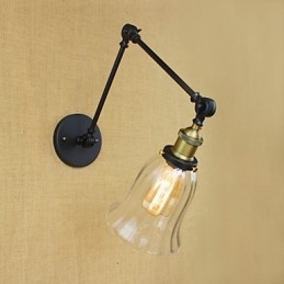 Den Lange Armen Av Glassveggen Jern Industriell Kreativ Teleskopisk Soverom Retro Nostalgisk Restaurant Sammenleggbar Midtgang