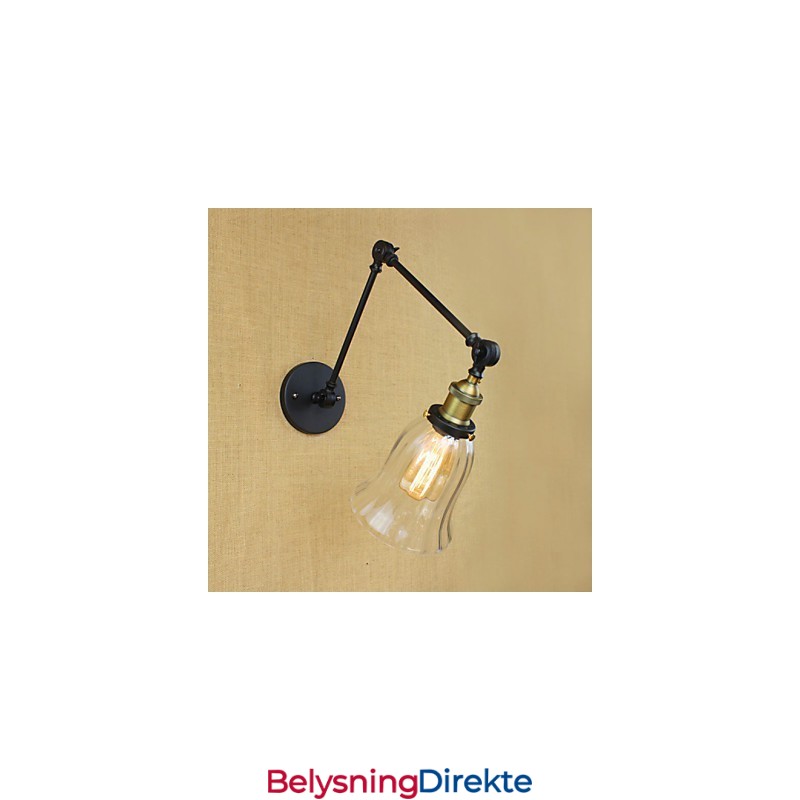 Den Lange Armen Av Glassveggen Jern Industriell Kreativ Teleskopisk Soverom Retro Nostalgisk Restaurant Sammenleggbar Midtgang