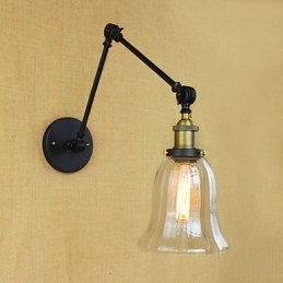 Den Lange Armen Av Glassveggen Jern Industriell Kreativ Teleskopisk Soverom Retro Nostalgisk Restaurant Sammenleggbar Midtgang