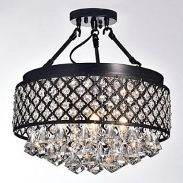 Tradisjonell Klassisk Krystallmaling I Metall, Innfelt Montering