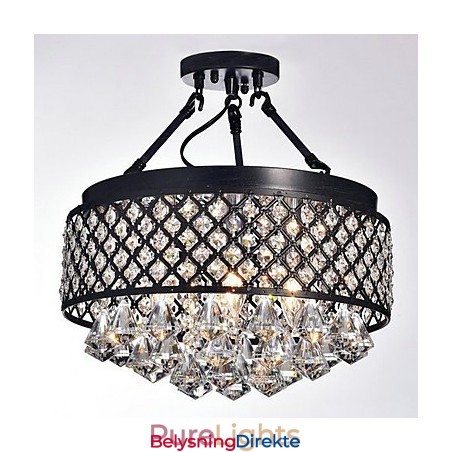 Tradisjonell Klassisk Krystallmaling I Metall, Innfelt Montering