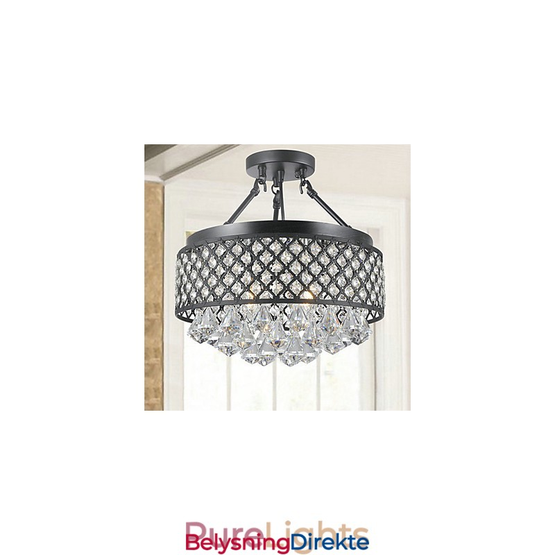 Tradisjonell Klassisk Krystallmaling I Metall, Innfelt Montering