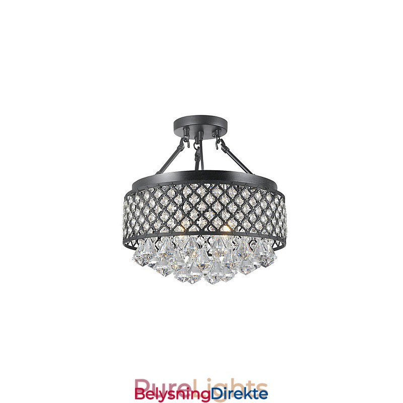 Tradisjonell Klassisk Krystallmaling I Metall, Innfelt Montering