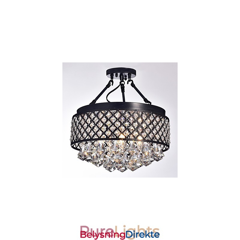 Tradisjonell Klassisk Krystallmaling I Metall, Innfelt Montering