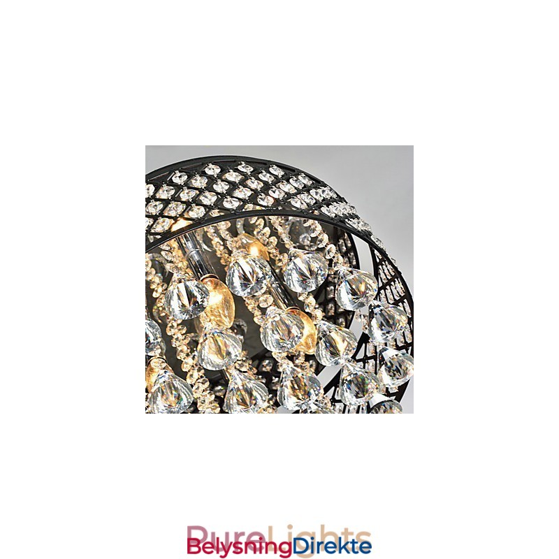 Tradisjonell Klassisk Krystallmaling I Metall, Innfelt Montering