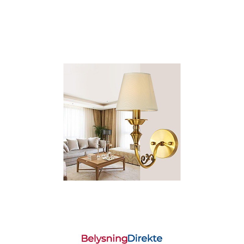 Klassiske Vegglamper Til Soverom Enkel Vegglampe I Metall Til Stue Bar Kafé Gang Balkong Vegglampe